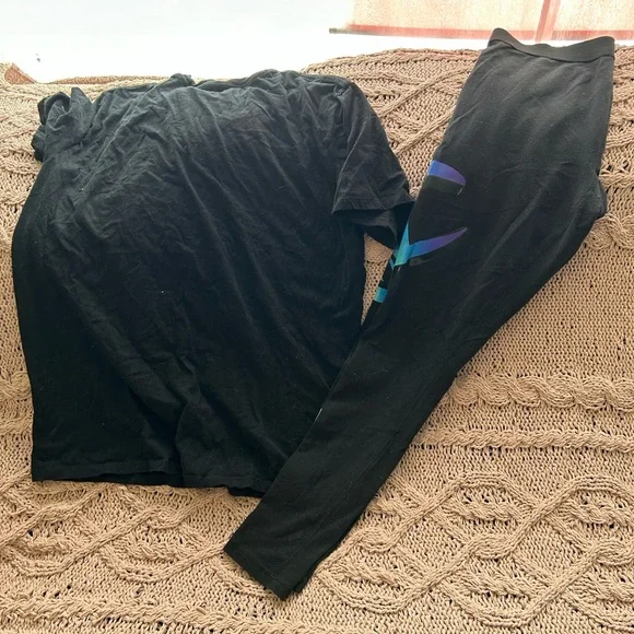 Coca Cola rainbow shirt and leggings. - Picture 2 of 4